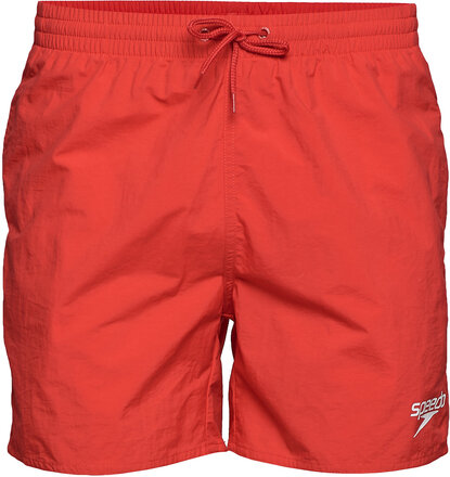 Mens Essential 16" Watershort Sport Shorts Red Speedo