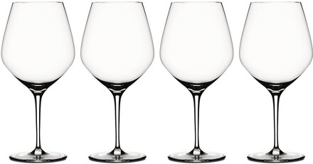 Authentis Burgundy 75 Cl 4-P Home Tableware Glass Wine Glass Red Wine Glasses Nude Spiegelau