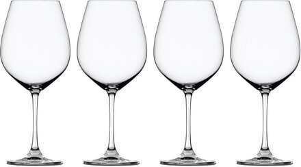 Salute Burgundy Glas 81 Cl 4-P Home Tableware Glass Wine Glass Red Wine Glasses Nude Spiegelau