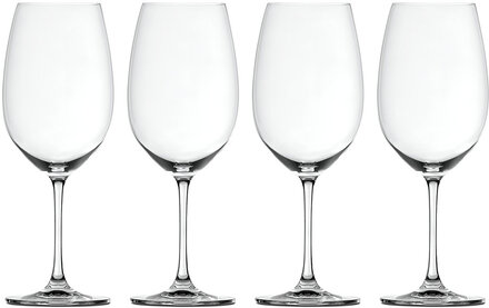 Salute Bordeaux Glas 71 Cl 4-P Home Tableware Glass Wine Glass Red Wine Glasses Nude Spiegelau