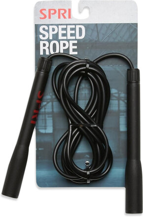 Spri Speed Rope Accessories Sports Equipment Workout Equipment Jump Ropes Svart Spri*Betinget Tilbud