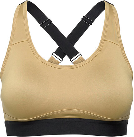 Padded Crossback Bra Lingerie Bras & Tops Sports Bras - ALL Grønn Stay In Place*Betinget Tilbud