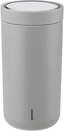To Go Click To Go Kop 0.2 L. Soft Light Grey Home Tableware Cups & Mugs Thermal Cups Grey Stelton