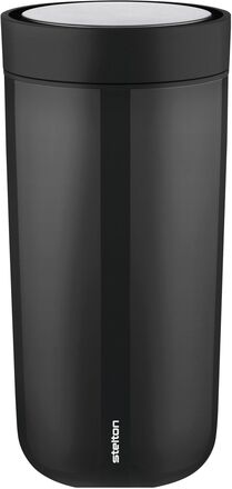To Go Click Termokop 0.4 L. Black Home Tableware Cups & Mugs Thermal Cups Black Stelton