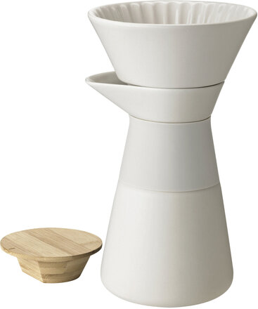 Theo Kaffebrygger 0.6 L. Sand Home Kitchen Kitchen Appliances Coffee Makers Slow Brewers & Pour-overs Beige Stelton