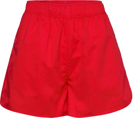 Carmen, 1796 Cotton Poplin Shorts Casual Shorts Rød STINE GOYA*Betinget Tilbud