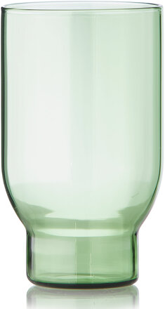 Water Glass, Tall Home Tableware Glass Drinking Glass Green Studio About