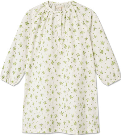 Nola Night Dress - Miharu Night & Underwear Pyjamas Nightdresses Grønn STUDIO FEDER*Betinget Tilbud