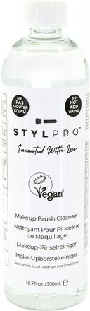 Stylpro Makeup Brush Cleanser Solution 500Ml Cleanser Hudpleje Nude Stylpro