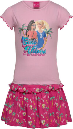 Ensemble Sets Sets With Short-sleeved T-shirt Pink Barbie