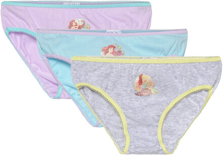 Box Of 3 Briefs Night & Underwear Underwear Panties Multi/patterned Princesses