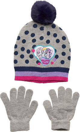 Set Cap + Glooves Accessories Winter Accessory Set Multi/patterned My Little Pony
