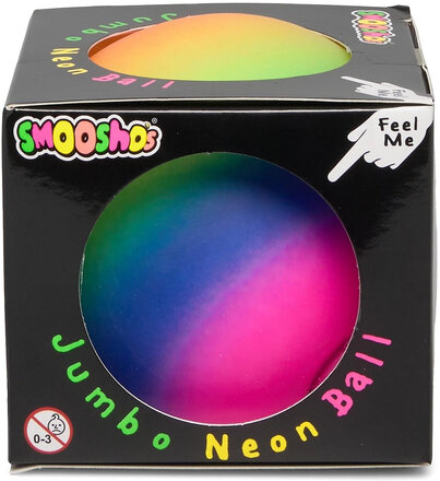 Färgglad Jumbo Stressboll 11 Cm Toys Puzzles And Games Fidget Toys Multi/patterned Suntoy