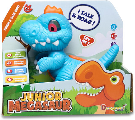 Dragon-I T-Rex Junior Megasaur Touch And Talk Toys Interactive Animals & Robots Interactive Animals Multi/mønstret Suntoy*Betinget Tilbud