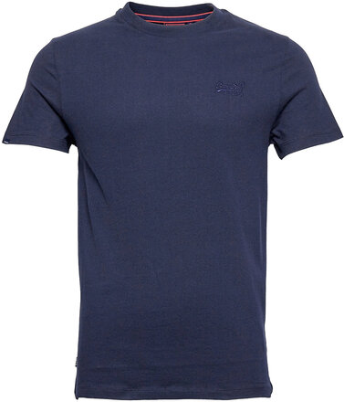 Vintage Logo Emb Tee T-shirts Short-sleeved Marineblå Superdry*Betinget Tilbud