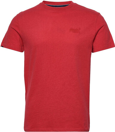 Vintage Logo Emb Tee T-shirts Short-sleeved Rød Superdry*Betinget Tilbud