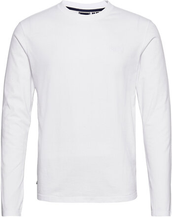 Vintage Logo Emb L/S Top T-shirts Long-sleeved Hvit Superdry*Betinget Tilbud