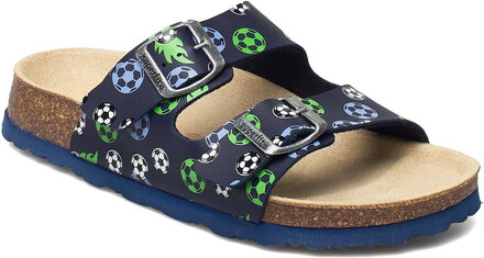 Fussbettpantoffel Shoes Summer Shoes Sandals Blå Superfit*Betinget Tilbud