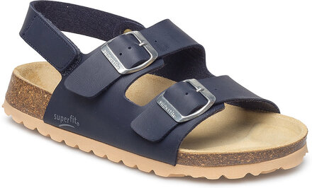 Footbed Slipper Shoes Summer Shoes Sandals Blå Superfit*Betinget Tilbud