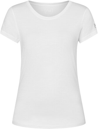 W Base Tee 140 Sport T-shirts & Tops Short-sleeved White Super.natural