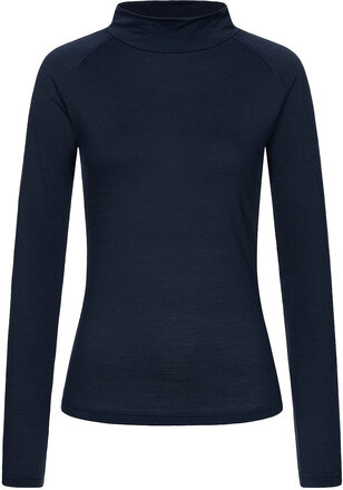 W Base Turtle Neck 175 Base Layer Tops Marineblå Super.natural*Betinget Tilbud