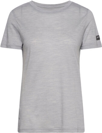 W The Essential Tee Sport T-shirts & Tops Short-sleeved Grey Super.natural