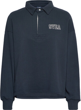 W. Rugby Sweat Tops T-shirts & Tops Polos Navy Svea