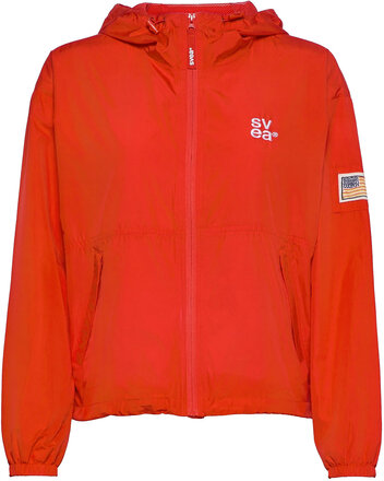W. Windbreaker Jacket Outerwear Jackets Windbreakers Red Svea