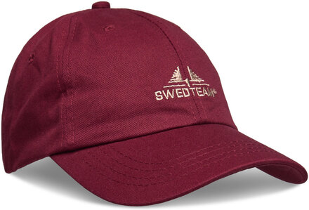 Jeff Cap Accessories Headwear Caps Burgundy Swedteam