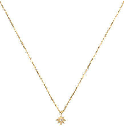 North Star Short Necklace Gold Accessories Jewellery Necklaces Dainty Necklaces Gold Syster P