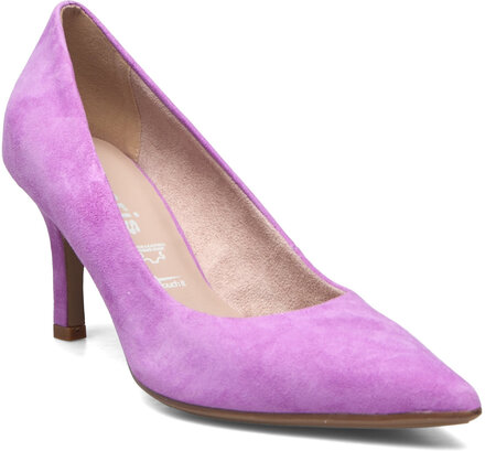 Women Court Sho Shoes Heels Pumps Classic Purple Tamaris