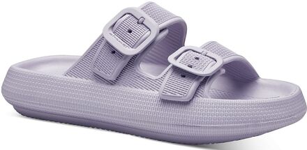 Women Slides Shoes Summer Shoes Sandals Pool Sliders Purple Tamaris