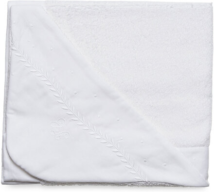 Linge D'antan Hooded Bath Towel Home Bath Time Towels & Cloths Towels White Tartine Et Chocolat