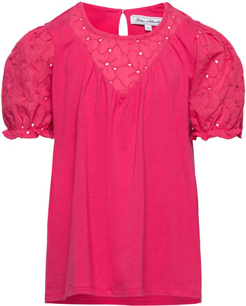 Teeshirta Tops T-Kortærmet Skjorte Pink Tartine Et Chocolat