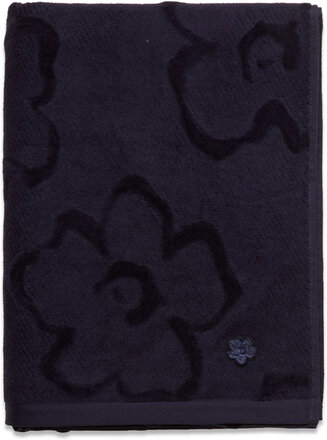 Magnolia Bath Sheet Towel Home Textiles Bathroom Textiles Towels & Bath Towels Bath Towels Navy Ted Baker