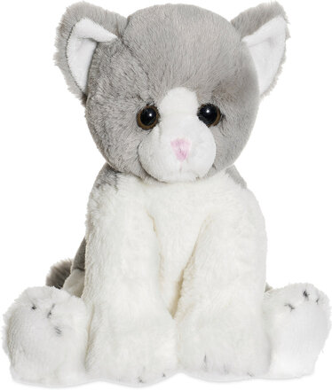 Cat Maja Toys Soft Toys Stuffed Animals Grå Teddykompaniet*Betinget Tilbud