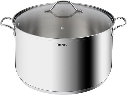 Intuition Stewpot 36 Cm/20,3 L. W. Lid Stainless Steel Home Kitchen Pots & Pans Casserole Dishes Silver Tefal