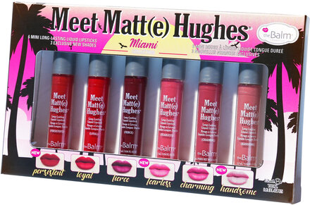 Meet Matte Hughes Mini Kit Läppglans Smink Nude The Balm