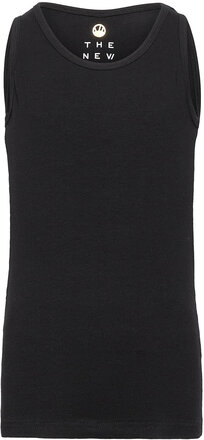 The New Tanktop Boy Organic Noos Tops T-shirts Sleeveless Black The New