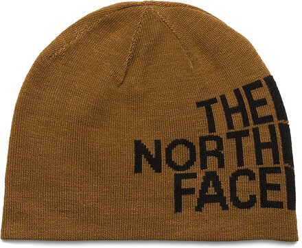 Reversible Tnf Banner Beanie Accessories Headwear Beanies Brun The North Face*Betinget Tilbud