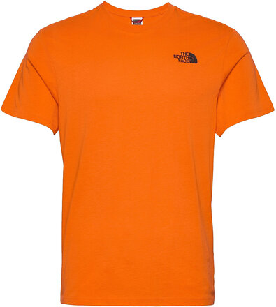 M S/S Redbox Tee - Eu T-shirts Short-sleeved Oransje The North Face*Betinget Tilbud