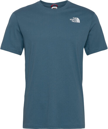 M S/S Redbox Tee - Eu T-shirts Short-sleeved Blå The North Face*Betinget Tilbud