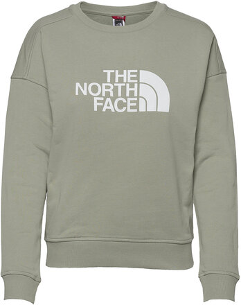 W Drew Peak Crew - Eu Sweat-shirt Genser Grønn The North Face*Betinget Tilbud