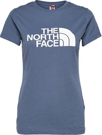W S/S Easy Tee T-shirts & Tops Short-sleeved Blå The North Face*Betinget Tilbud