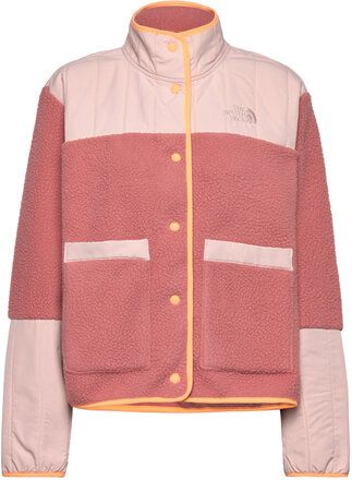 W Cragmont Fleece Jacket Sport Sweatshirts & Hoodies Fleeces & Midlayers Pink The North Face