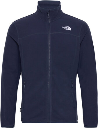 M 100 Glacier Full Zip - Eu Sport Sweatshirts & Hoodies Fleeces & Midlayers Navy The North Face