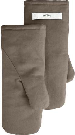 Oven Mitts Medium Home Textiles Kitchen Textiles Oven Mitts & Gloves Beige The Organic Company