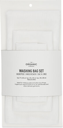 Washing Bag Set Home Kitchen Dishes & Cleaning Laundry White The Organic Company