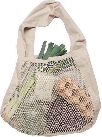 Net Shoulder Bag Shopper Taske Beige The Organic Company