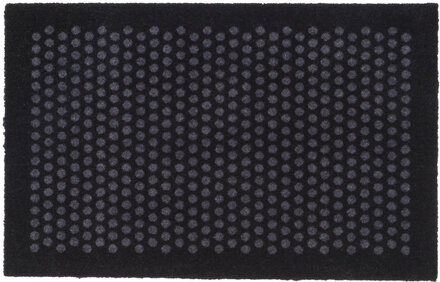 Floormat Polyamide, 90X60 Cm, Dot Design Home Textiles Rugs & Carpets Door Mats Svart Tica Copenhagen*Betinget Tilbud